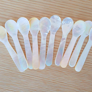 Nouvelle Cuillère en Nacre Naturelle Moderne de Luxe, Faite à la Main, de Haute Qualité, pour Services de Dessert, Effet Miroir, Vente en Gros à Prix Abordable - Product Image 3