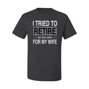 T-shirt à manches courtes noir pour homme avec citation amusante sur la retraite, coupe classique, style décontracté, col rond, jersey en coton, PIHA SPORTS 220g - Product Image 1