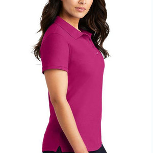 Camisetas Polo de Golf Dry-fit al por Mayor para Mujer, Manga Corta, Cuello en V, Absorben la Humedad, Camiseta Polo Deportiva para Hombre y Mujer - Product Image 3
