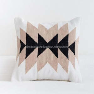 Home Decor Handloom Indian Kilim <b>Cushion</b> Cover Foldable Made in India Moroccan <b>Cushion</b> Cover on Cheap Price - Product Image 4