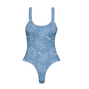 Maillots de bain personnalisés à faible MOQ avec logo, imprimés par sublimation, pour femmes, une pièce - Product Image 1