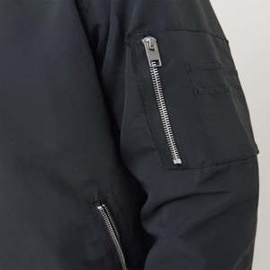 Chaqueta Bomber de Lujo para Hombre, con Logotipo Personalizado Bordado, de Invierno, de Nailon y Poliéster Impermeable, con Cuello Acanalado, Chaqueta Acolchada Estilo Béisbol - Product Image 3