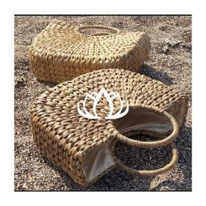 ENTREGA INMEDIATA Bolso Tejido de Jacinto de Agua 2026 para Compras, Transporte y Almacenamiento de Viaje, Fibra Artesanal, Material Seguro - Product Image 1