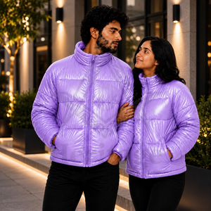 Veste d'hiver matelassée unisexe en polyester respirante et coupe-vent pour adultes, style régalia maçonnique héritage - Product Image 2