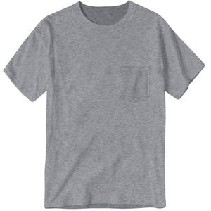T-shirt décontracté tricoté sur mesure pour homme 2026 – Coton et fibre de bambou de haute qualité, coupe classique, streetwear, uni, 200 grammes, soie - Product Image 1