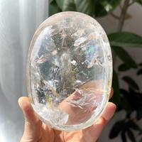 Vente en gros de pierres précieuses naturelles à prix d'usine, quartz clair, cristal de guérison, artisanat en quartz pour la décoration, pierre pour bijoux