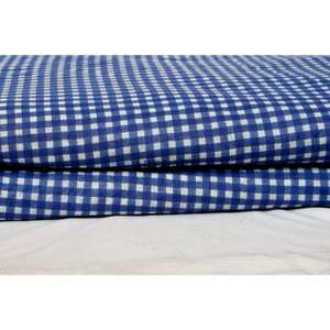 Tissu en coton indien 100 % coton doux, à carreaux carrés, uni, non tissé, léger, respirant, pour robes de filles et de garçons, vendu au mètre. - Product Image 1