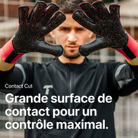 Gants de gardien de but de football de haute qualité, matériau personnalisable, tailles sur mesure, unisexe, PU antidérapant, respirant, séchage rapide