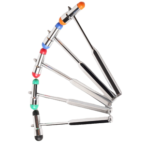 Marteau réflexe manuel en acier inoxydable, outil de diagnostic multifonctionnel, instrument de percussion neurologique ISO13485 ORL USI - Product Image 6