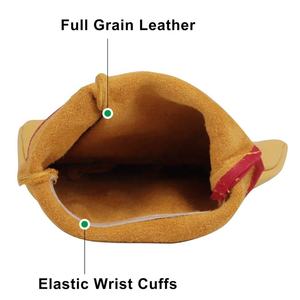 Gants en cuir anti-coupure et anti-choc, personnalisables avec logo, pour usage quotidien, hiver, extérieur, travail, haute qualité, fabriqués directement par le fournisseur. - Product Image 6