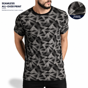 เสื้อยืดผู้ชาย 200 กรัม 100% โพลีเอสเตอร์ ผ้าถัก คอกลม แขนสั้น ทรงปกติ พิมพ์ลายแบบซับลิเมชั่น สปอร์ต ออกกำลังกาย - Product Image 1