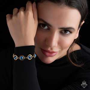 PRAO Evil Eye Bracelet en or Bijouterie élégante - Product Image 2