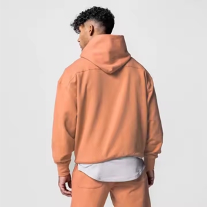 Custom Streetwear Acid Washed Vintage Tracksuit Men Streetwear <b>Distressed</b> Patchwork Hoodie and Sweatpants Set Sweatsuit Men - Product Image 3
