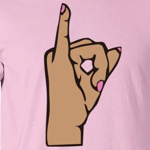 Camiseta de Algodón Rosa de Manga Corta con Cuello Redondo y Diseño Bordado a Mano para Mujer, Top de Moda Casual, Ropa al por Mayor - Product Image 5