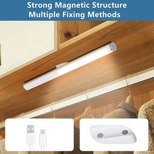 Lampe de bureau LED réglable à 360° avec port de charge USB, 5 modes d'éclairage, intensité variable, en aluminium, pour lecture et travaux manuels au chevet - Product Image 5