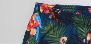 Shorts de bain pour hommes en toile 100% polyester, taille élastique, shorts de plage pour hommes, en stock, vente en gros - Product Image 4