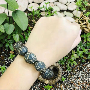 Beads Pure Agarwood <b>Oud</b> Bracelet 12-15mm Wood Bracelet From Viet Nam Natural <b>Oil</b> Rin Agarwood Bracelet for Gifting - Product Image 1