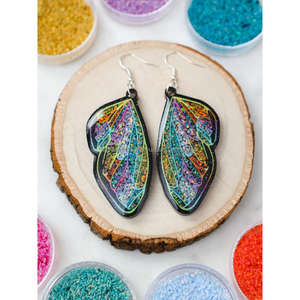 Pendientes de Resina con Diseño Náutico, Estilo Top, Hechos a Mano, Forma Personalizada para Bodas, Estilo Europeo - Product Image 1