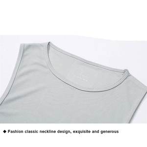 Camiseta sin mangas de algodón, camiseta deportiva, camiseta de gimnasio, chaleco deportivo, camiseta sin mangas para hombre. - Product Image 4