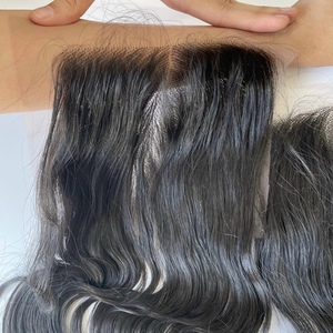 HD pour 13x4 13x6 fermeture 4x4 5x5 6x6 7x7 dentelle transparente vierge cambodgienne Extensions de cheveux Machine Double trame - Product Image 6