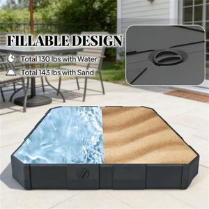 Base per Ombrellone da Giardino Nera, Solo Base per Ombrelloni e Supporti da Esterno - Product Image 4