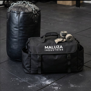 MALUZA INDUSTRIES High Density Nylon 30-40L Athletic Gear Bag Custom Logo Team Sport Tournament Equipment Duffel <b>Holdall</b> Strap - Product Image 5