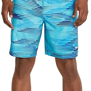 Shorts de bain décontractés pour hommes en gros, personnalisables, imprimés, écologiques, à séchage rapide, faible MOQ, pour la plage - Product Image 5