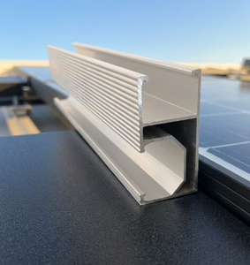 Perfil de Aluminio Extruido Directo de Fábrica, Soporte de Riel Solar AL6005-T6 - Product Image 3