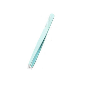 Ensemble de pinces à épiler professionnelles à double usage en acier inoxydable à pointe inclinée - Product Image 2