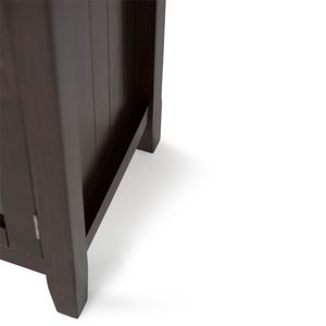 Armoire de rangement moyenne Acadian Brunette Brown pour salon - Product Image 3