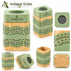 Quemador de Incienso de Resina Premium con Patrón Geométrico, Porta Incienso Árabe, Decoración para el Hogar - Product Image 6