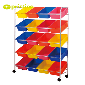 Modern PP 20 Bin Space-Saving <b>Large</b> Capacity Children's Bedroom Storage Furniture - Product Image 2