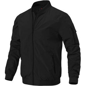 Chaquetas Bomber de Moda para Hombre al por Mayor, Estilo Urbano, Cuello Alto, Manga Larga, Ropa de Calle Cálida de Alta Calidad a Precio Económico - Product Image 2