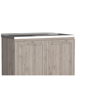 Set di Mobili da Cucina Zurich Grigio Chiaro con Due Ripiani - Product Image 5