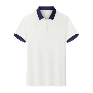 OEM custom logo embroidery printed design 210g color matching second <b>level</b> collar custom polo shirt work clothes polo-shirt - Product Image 5