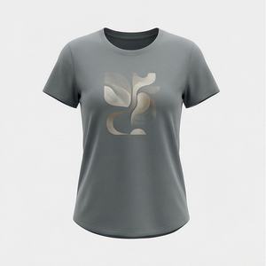 เสื้อเชิ้ตทำงานผู้หญิงมาใหม่ แฟชั่นฤดูใบไม้ผลิและฤดูใบไม้ร่วง ลายพิมพ์ทันสมัย สไตล์ลำลอง ชุดเดรสผู้หญิง ผ้าซาตินปักเลื่อม น้ำหนัก 240 กรัม ผ้าฝ้าย 100% - Product Image 1