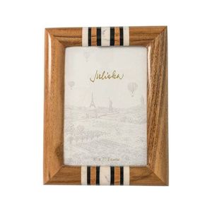 Modern Epoxy Resin Wooden Photo <b>Frame</b> Wood River Design Picture <b>Frame</b> for Wedding Anniversary Birthday Gift Home Decoration - Product Image 2