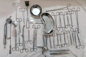 Precio de Fábrica GUJJAR SURGICAL - Juego de Instrumentos Quirúrgicos Generales de Acero Inoxidable Antiácido con Certificación CE, Pinzas Manuales - Product Image 2