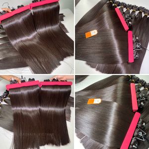 Vietnamese Raw <b>Hair</b> Extensions Smoothy Silky Pure Unprocessed Human <b>Hair</b> Bone Straight Ready to Ship - Product Image 5