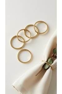 Porte-serviettes traditionnel en métal pour la décoration de table, mariage, fête, restaurant, banquet. - Product Image 3