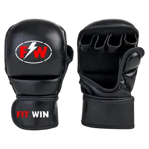 MMA Comfortable Padded Sparring Gloves Open Palm Design for Ventilation And Natural Grip Boxing Gloves