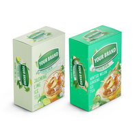 Poudre d'extrait de thé vert soluble instantanée saveur citron et fraise, en sachet individuel, pour préparation de thé – Fournisseur direct usine