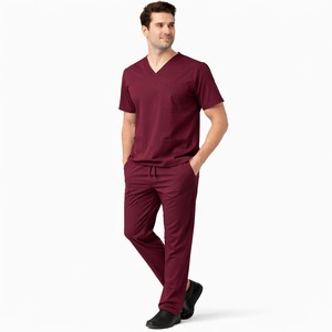 Conjunto de Uniformes Médicos Unisex Modernos de Última Moda, Antiarrugas, Tela Elástica, para Doctores y Enfermeras, Proveedor - Product Image 1