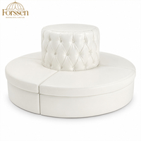 Luxuriöses Modernes Rundes Sofa Hotel-Lobby-Lounge-Möbel Kreisförmiges Gestepptes Bankett-Sofa für Hochzeits- und Empfangsbereiche