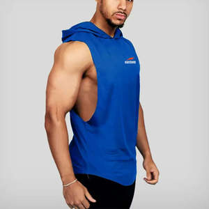 Camiseta sin mangas ligera para gimnasio para hombre, camiseta deportiva sin mangas para entrenamiento físico, chaleco deportivo y de moda transpirable - Product Image 2