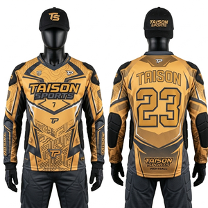 Maillot de paintball pour femme, tissu polyester 180 GSM respirant, design camouflage numérique teal, logo personnalisé par sublimation, coudes rembourrés - Product Image 5