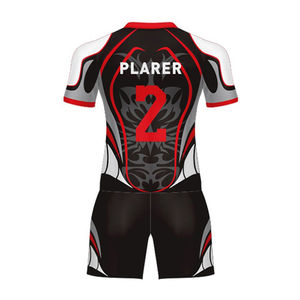 Uniforme de Rugby Transpirable de Alta Calidad Sublimado, Mejor Proveedor, Uniformes de Rugby Personalizados con Nombre de Equipo - Product Image 3