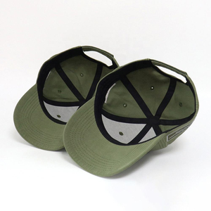 Unisex Navy Blue Mesh Baseball Cap With White Raised Rubber Logo Adjustable Fit Casual Style - Product Image 6