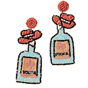 Pendientes Bordados para Mujer, Diseño Floral Ecológico, Joyería Tejida a Mano para Fiestas por MD HANDICRAFTS - Product Image 2