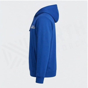 Sweat-shirt à capuche bleu pour homme North Approach, coupe classique, en polaire, décontracté, avec poche avant, pour l'automne - Product Image 3